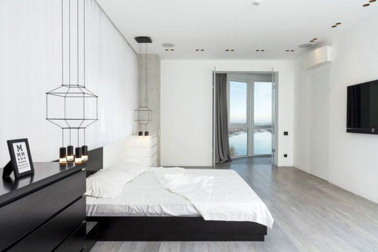 Особливості - Дизайн спальні в стилі мінімалізм
