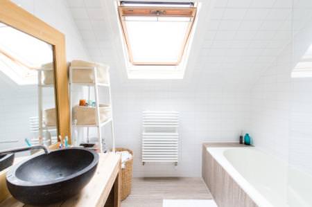 Дизайн ванної кімнати в скандинавському стилі (70 фото)