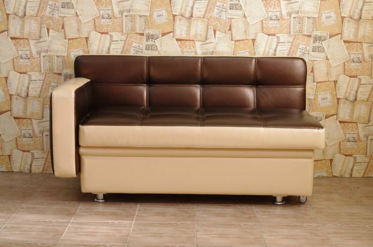 Компактні міні-дивани - Прямі дивани для кухні